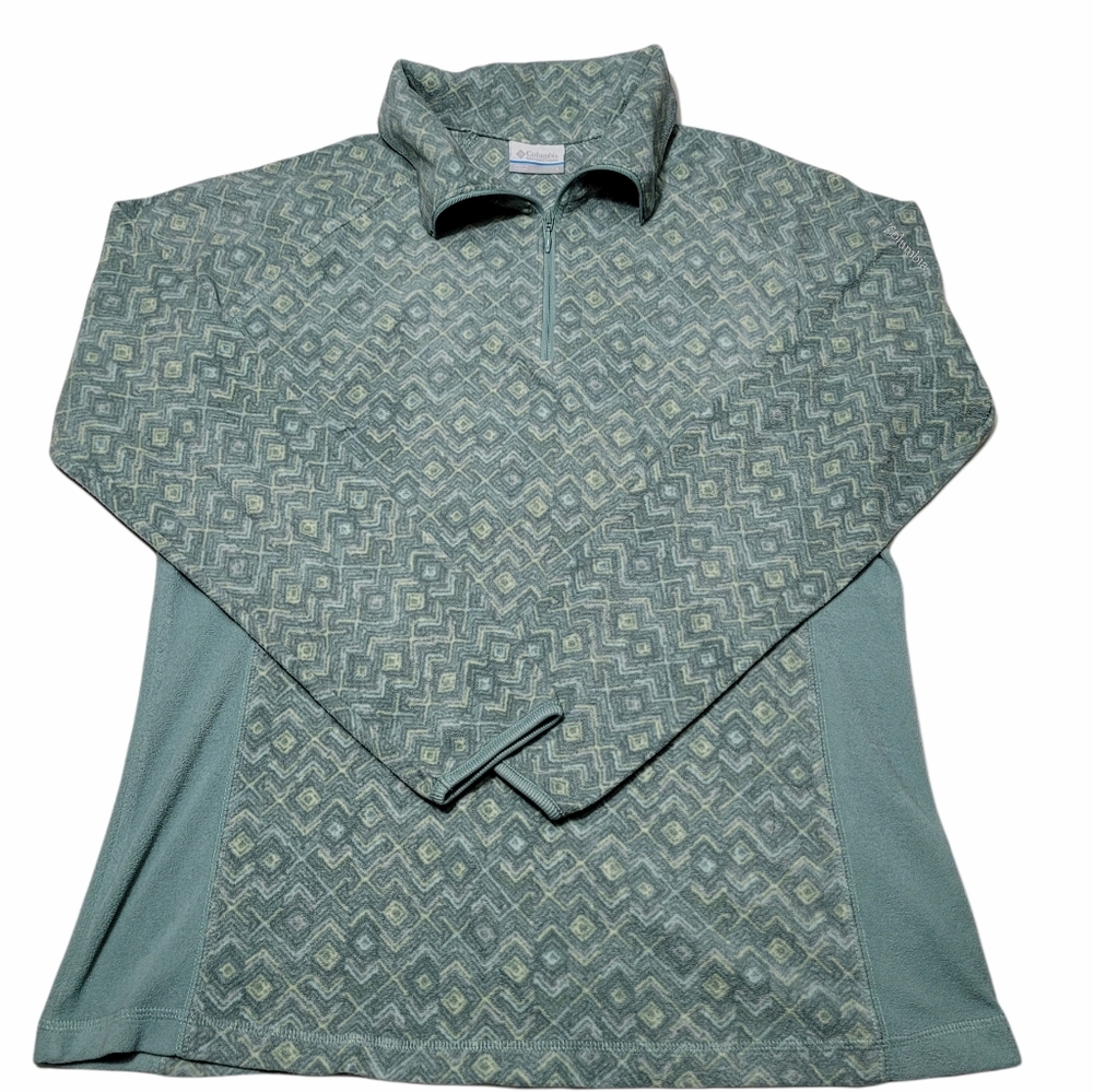 Women's Columbia Fleece Zip Pullover Sz L